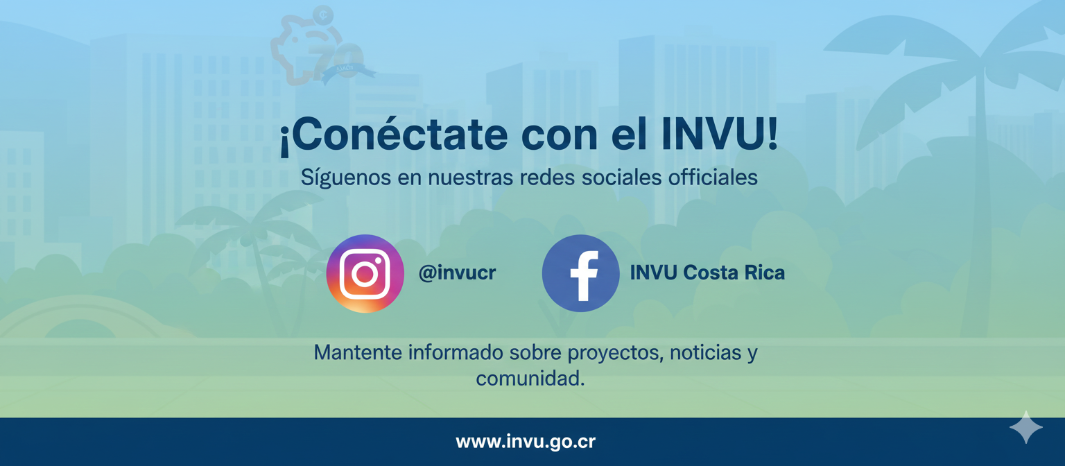Redes sociales INVU